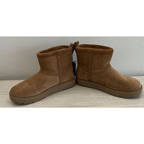 UGG 1019643 Australia Women Sz 6.5 Classic Mini Waterproof Boots Chestnut - Picture 7 of 10